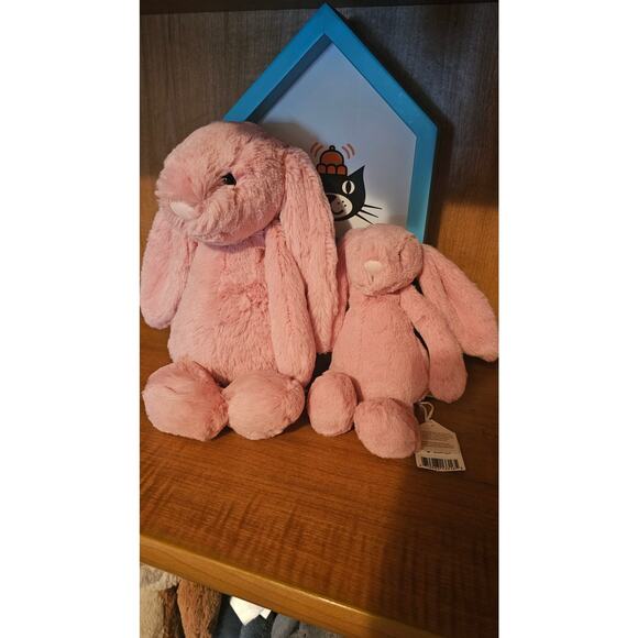 Jellycat bunny tulip Med And Small Bundle